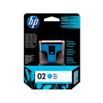 Cartucho de tinta HP 02 Cian original (C8771W)