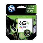 Cartucho de tinta HP 662XL Tricolor Original (CZ106AL)