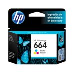 Cartucho de tinta HP 664 Tricolor Original (F6V28AL)