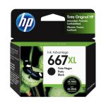 Cartucho de tinta HP 667XL Negro Original (3YM81AL)