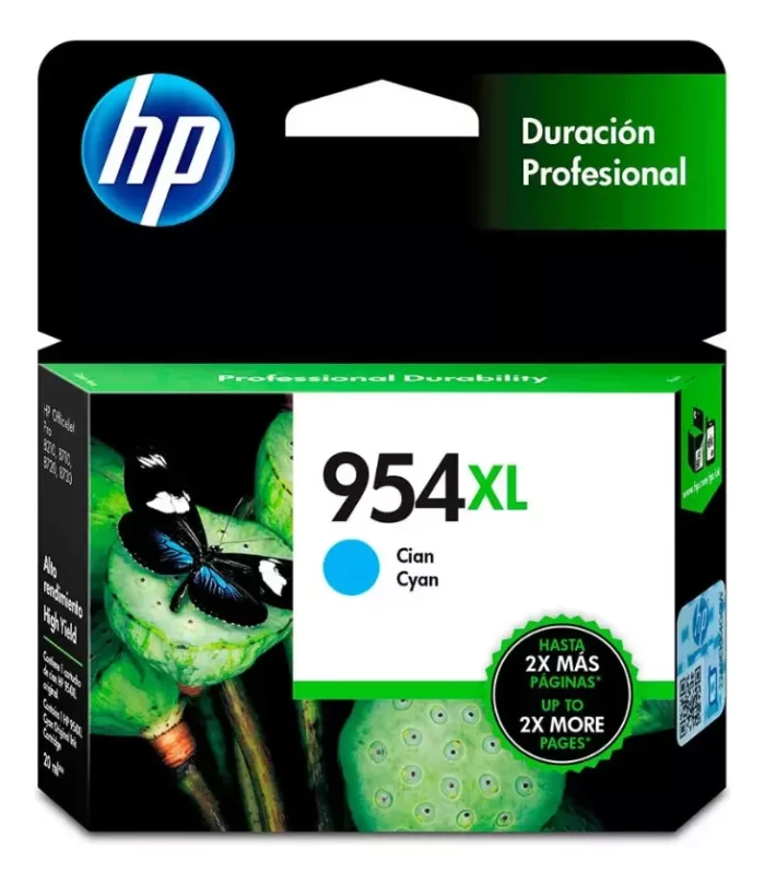 Cartucho De Tinta Hp 954xl Cian Original (L0S62AL) - Image 1