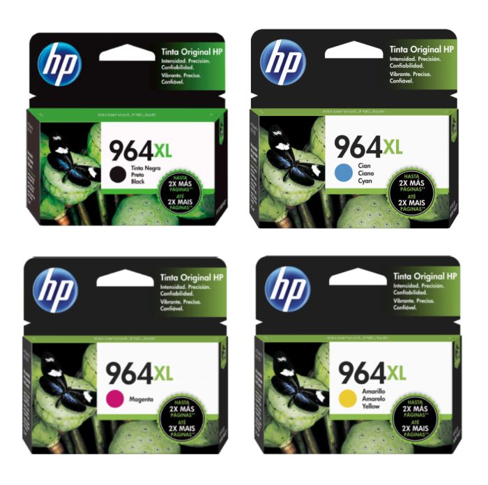 Combo cartucho de tinta HP 964XL Negro y 964XL Colores Original - Image 1