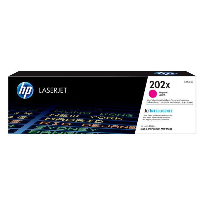 Cartucho de tóner HP 202X Magenta Alto Rendimiento Laserjet Original (CF503X) - Image 1