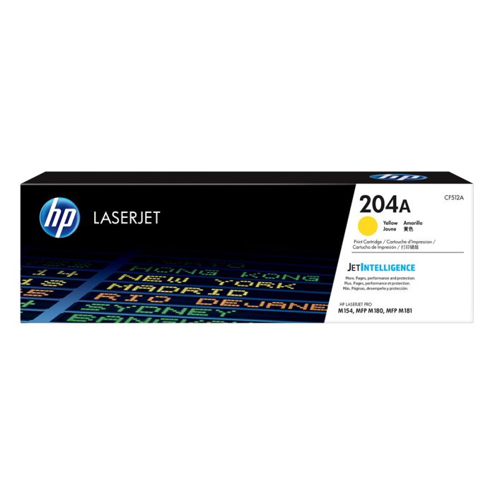 Cartucho de tóner HP 204A Amarillo Laserjet Original (CF512A) - Image 1