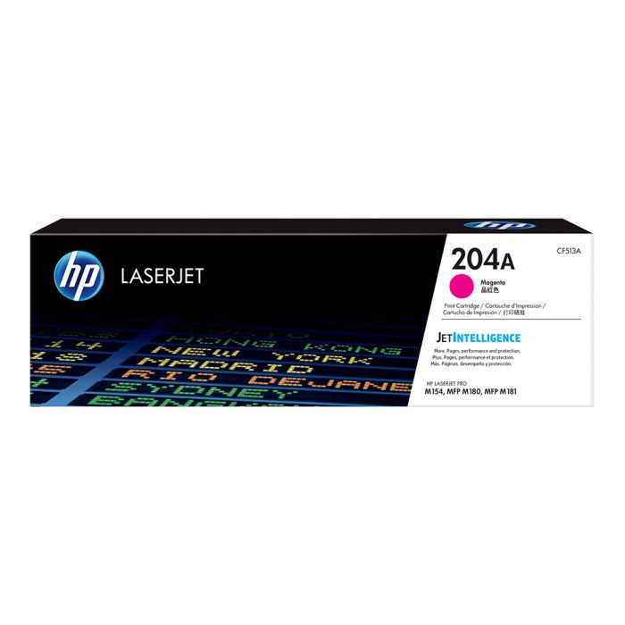 Cartucho de tóner HP 204A Magenta Laserjet Original (CF513A) - Image 1