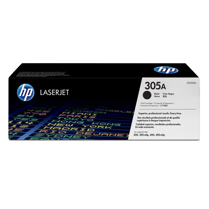 Cartucho de tóner HP 305A Negro Laserjet Original (CE410A) - Image 1