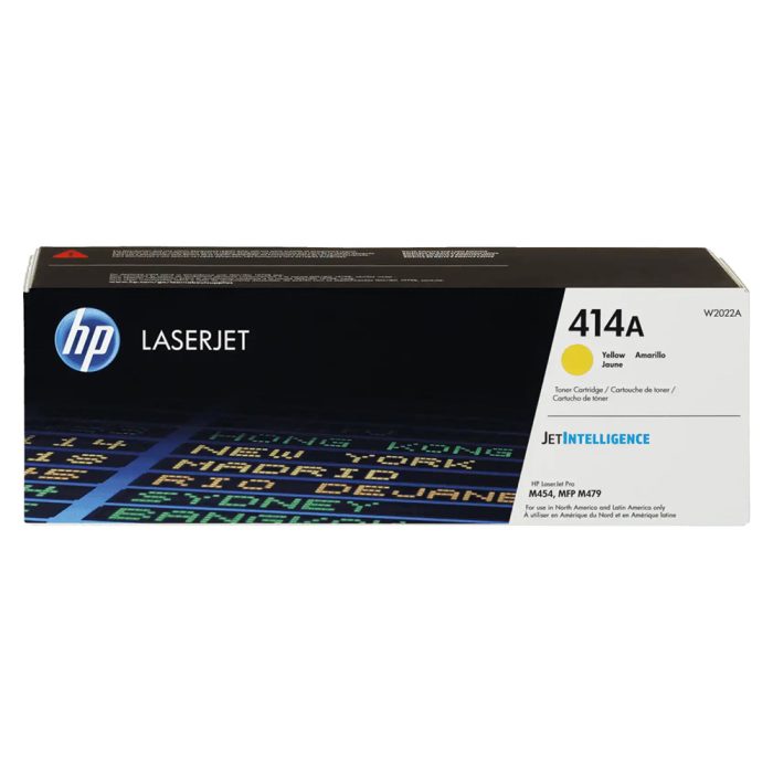 Cartucho de tóner HP 414A Amarillo Laserjet (W2022A) - Image 1