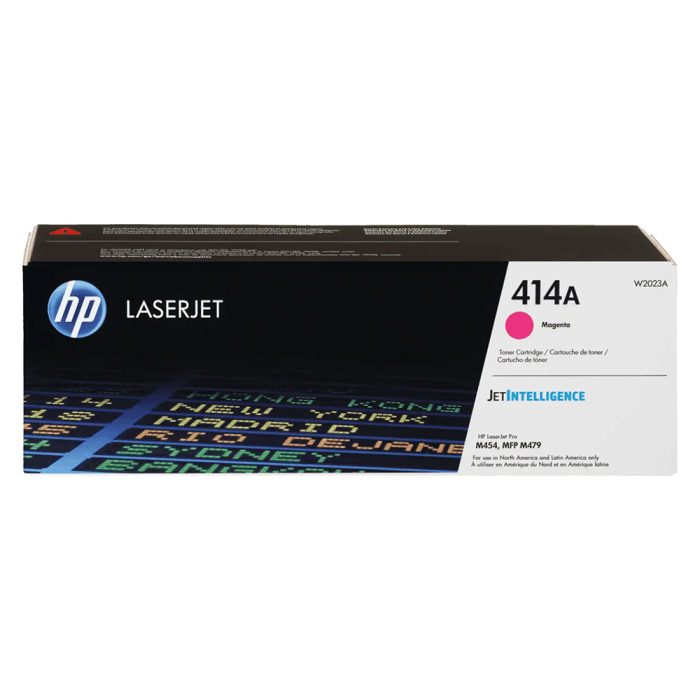 Cartucho de tóner HP 414A Magenta Laserjet (W2023A) - Image 1