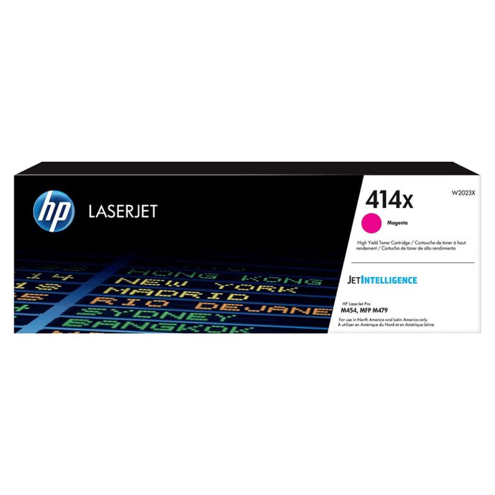 Cartucho de tóner HP 414X Magenta Laserjet Original Alto Rendimiento (W2023X) - Image 1