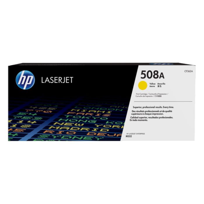 Cartucho de Tóner HP 508A Amarillo LaserJet Original (CF362A) - Image 1