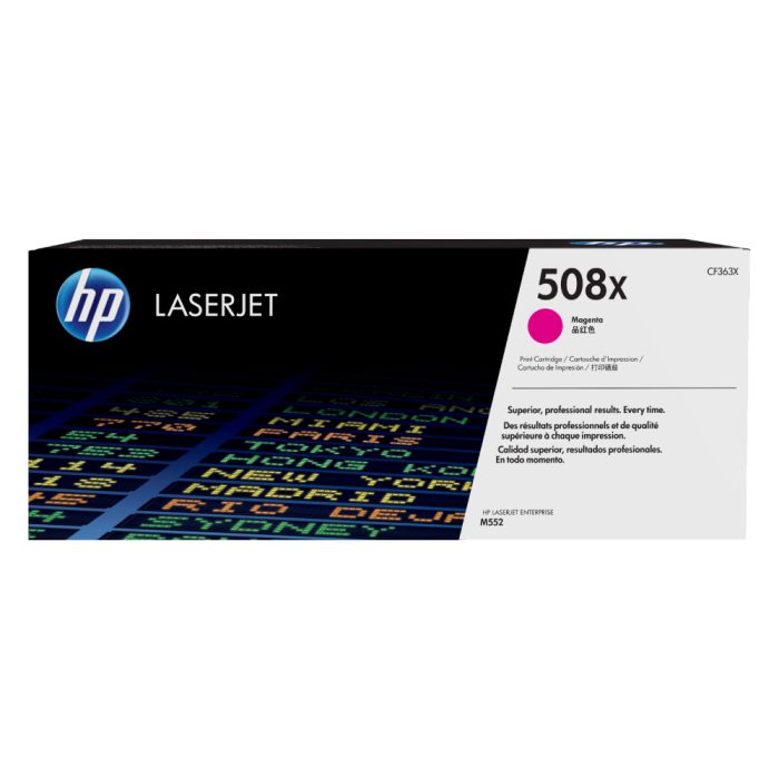 Cartucho de Tóner HP 508X Magenta LaserJet Original (CF363X) - Image 1