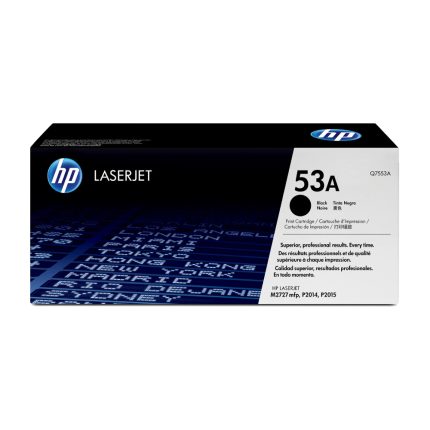 Cartucho de Tóner HP 53A Negro LaserJet Original (Q7553A)