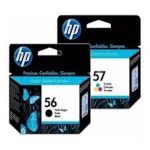 Combo de Cartucho de Tinta HP 56 Y 57 (C6656A-C6657A)