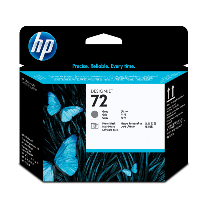Cabezal de impresión HP 72 Gris y Negro Foto Original (C9380A) - Image 1