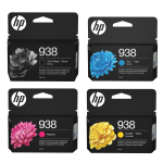 Combo de cartuchos de tinta HP 938 Negro y Colores original