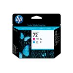 Cabezal de impresión HP 72 Magenta y Cian Original (C9383A)