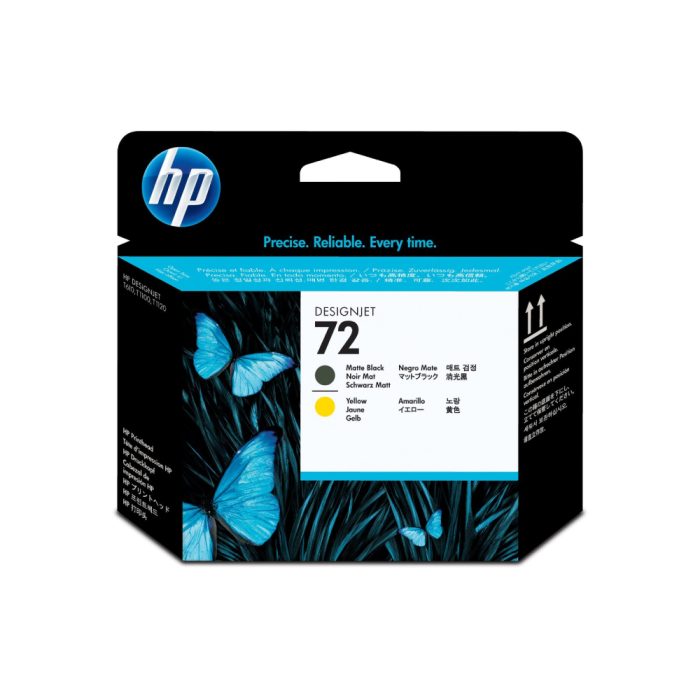 Cabezal de impresión HP 72 Negro y Amarillo Original (C9384A) - Image 1