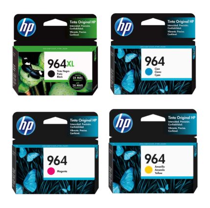 Combo cartucho de tinta HP 964XL Negro y 964 Colores Original